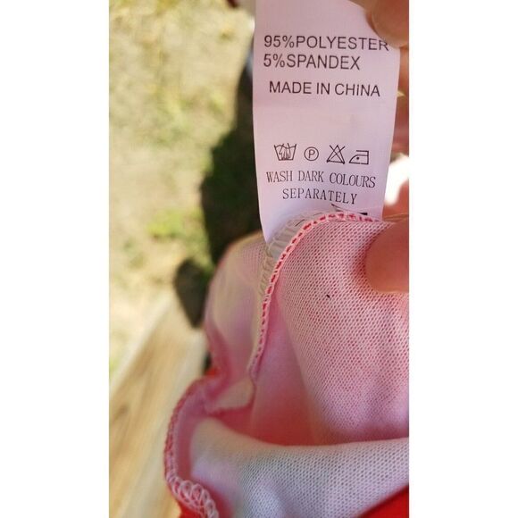 Ugly Sweater Sweatshirt Red Christmas Winter Reindeer Red 2XL - Picture 4 of 5